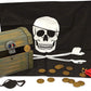 Melissa & Doug Wooden Pirate Chest Toy Pretend Play Ages 6+ 12576