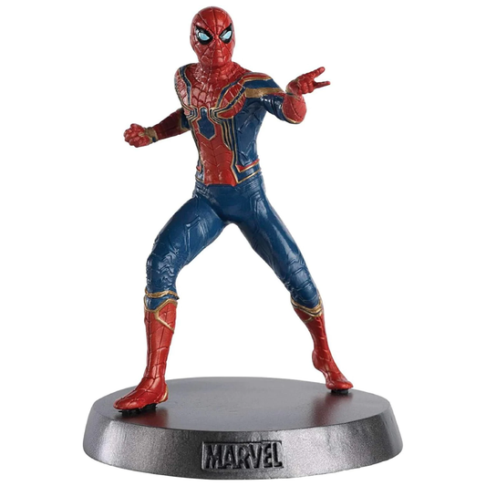 IRON SPIDER Spider-Man Metal Statue 1:18 Scale Figurine (Marvel Eaglemoss Heavyweights)