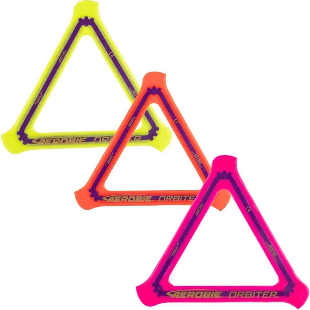 Aerobie Orbiter Boomerang Ring Frisbee Flying Disc Throw Toy Random Colour