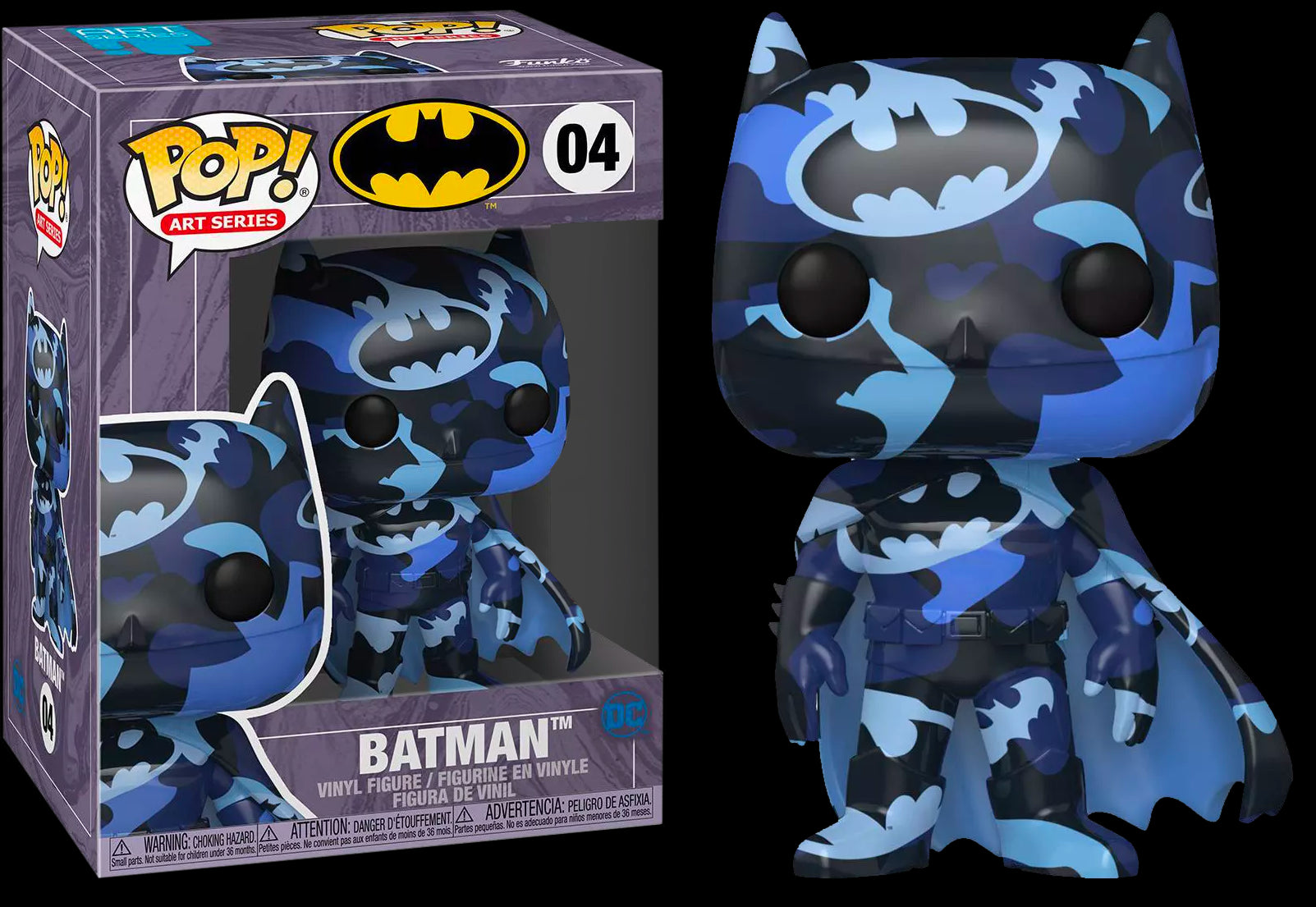 Funko POP! Batman #04 Black & Blue SE Art Series Vinyl Figure