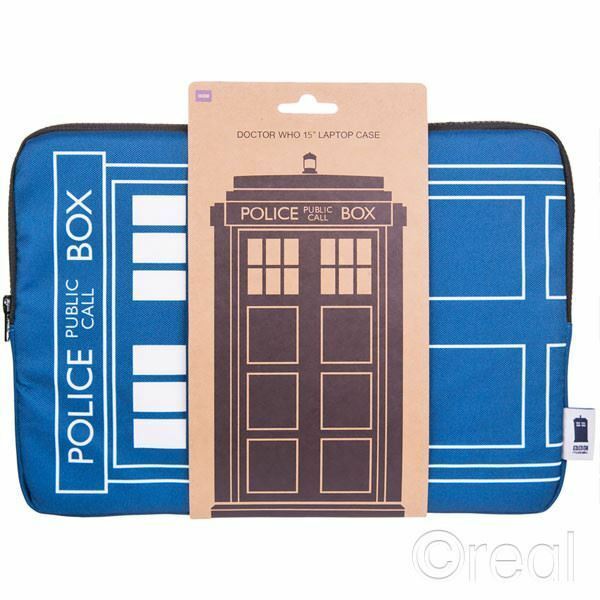 Doctor Who TARDIS 15" Laptop Case Zip-Up BBC Official Licensed