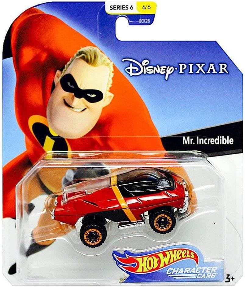 MR. INCREDIBLE Hot Wheels Collectors Disney Pixar Character Car GGX65