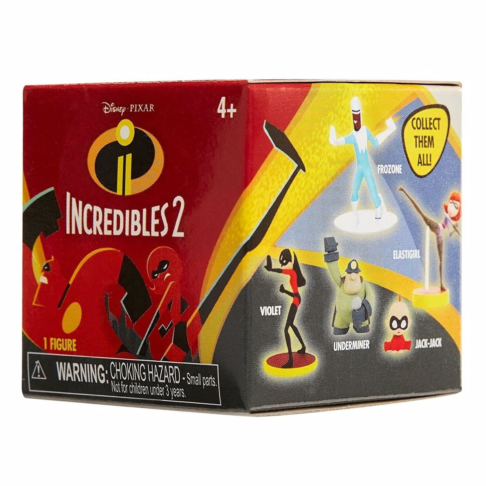 Jakks INCREDIBLES 2 Disney Pixar Mini-Figures Mystery Blind Box Toy [1 Box]