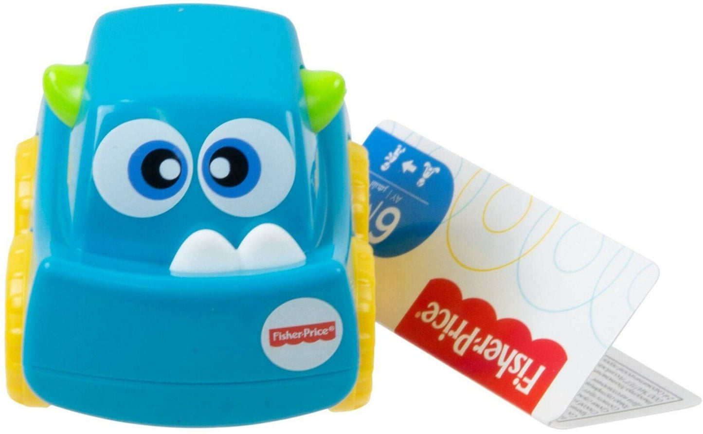 Fisher-Price MINI MONSTER Vehicle #1 Blue Toy Car Baby Play