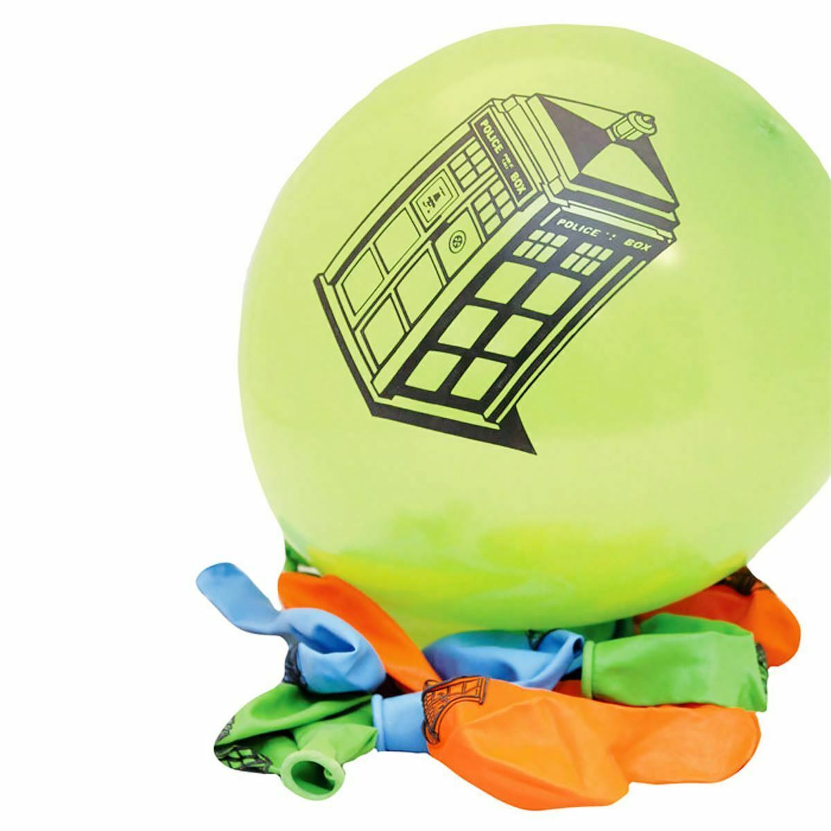 5 PACKS Doctor Who TARDIS Balloons 10 Packs Birthday Party Supplies Official