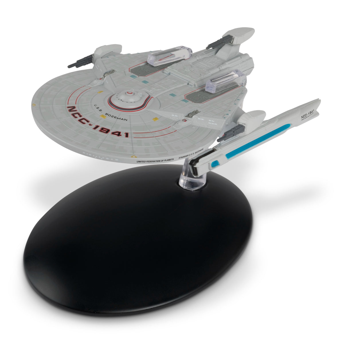 #120 U.S.S. Bozeman NCC-1941 (Soyuz Class) Model Diecast Ship (Eaglemoss / Star Trek)