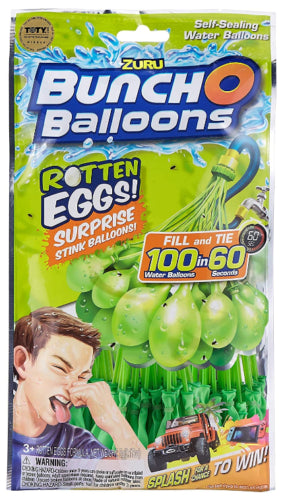 Zuru Bunch O Balloons Self Seal Water Rotten Eggs Surprise Stinky 100 Pk