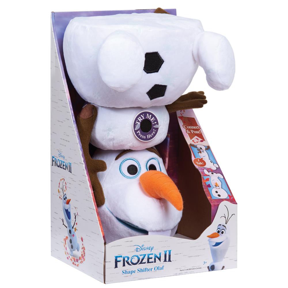 Disney Frozen 2 SHAPE SHIFTER OLAF Soft Toy Plush Interactive Talking