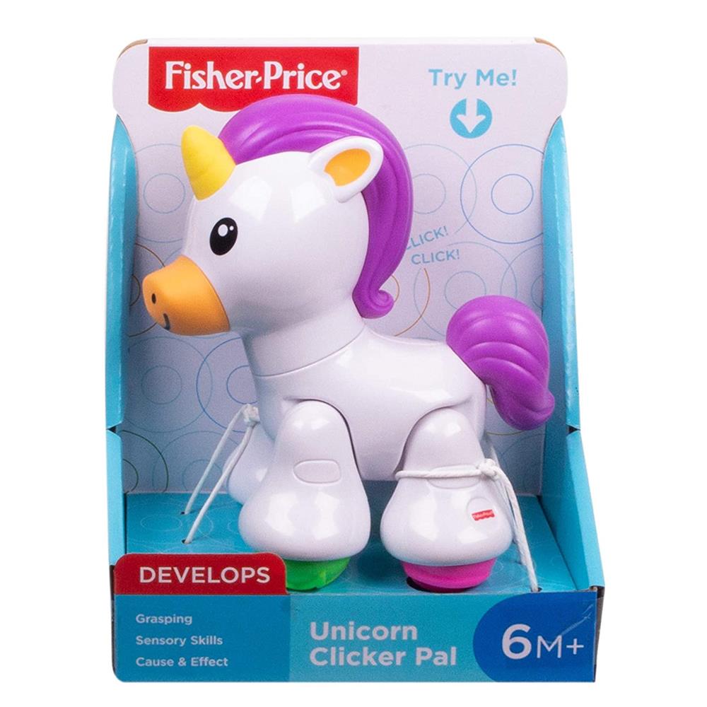 Fisher Price UNICORN Clicker Pal Baby Toy