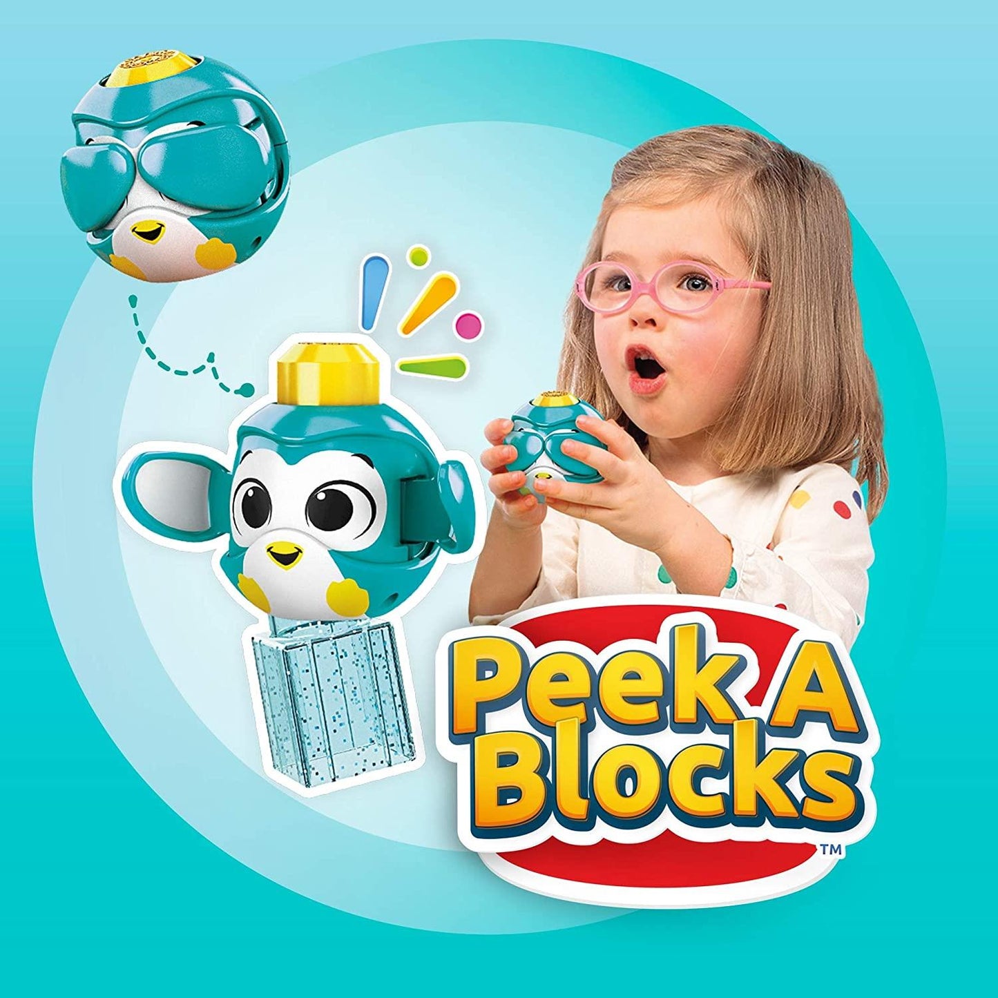 Fisher-Price Mega Bloks First Builders Peek-A-Blocks Penguin Slide Playset