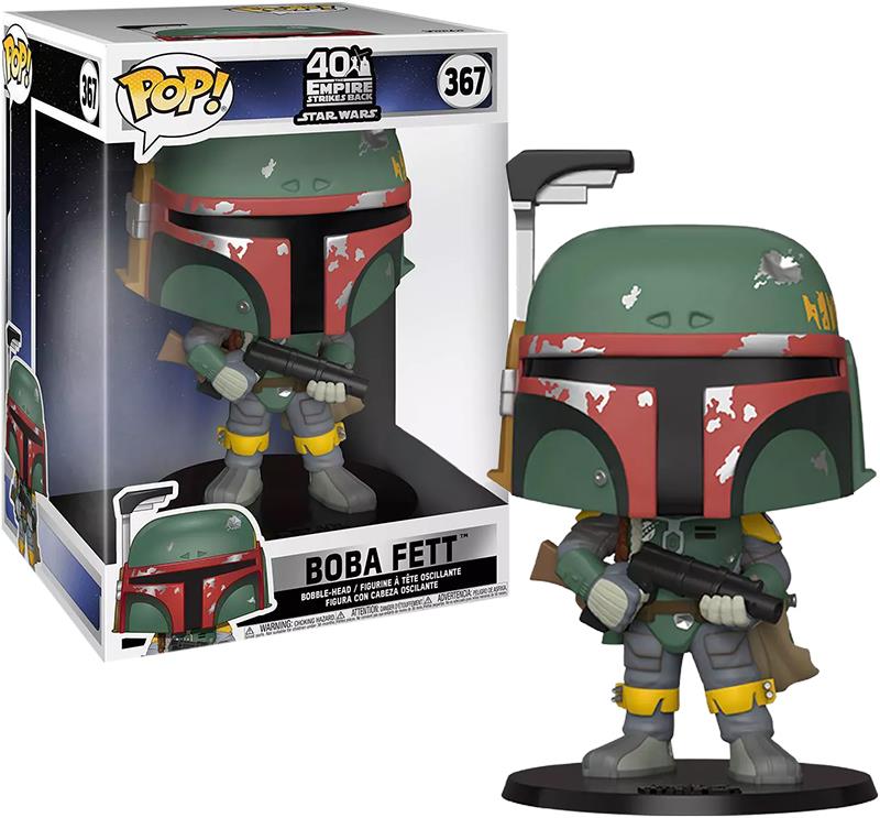 Funko POP! BOBA FETT #367 10" Star Wars Empire Strikes Back SE 40th Vinyl Figure