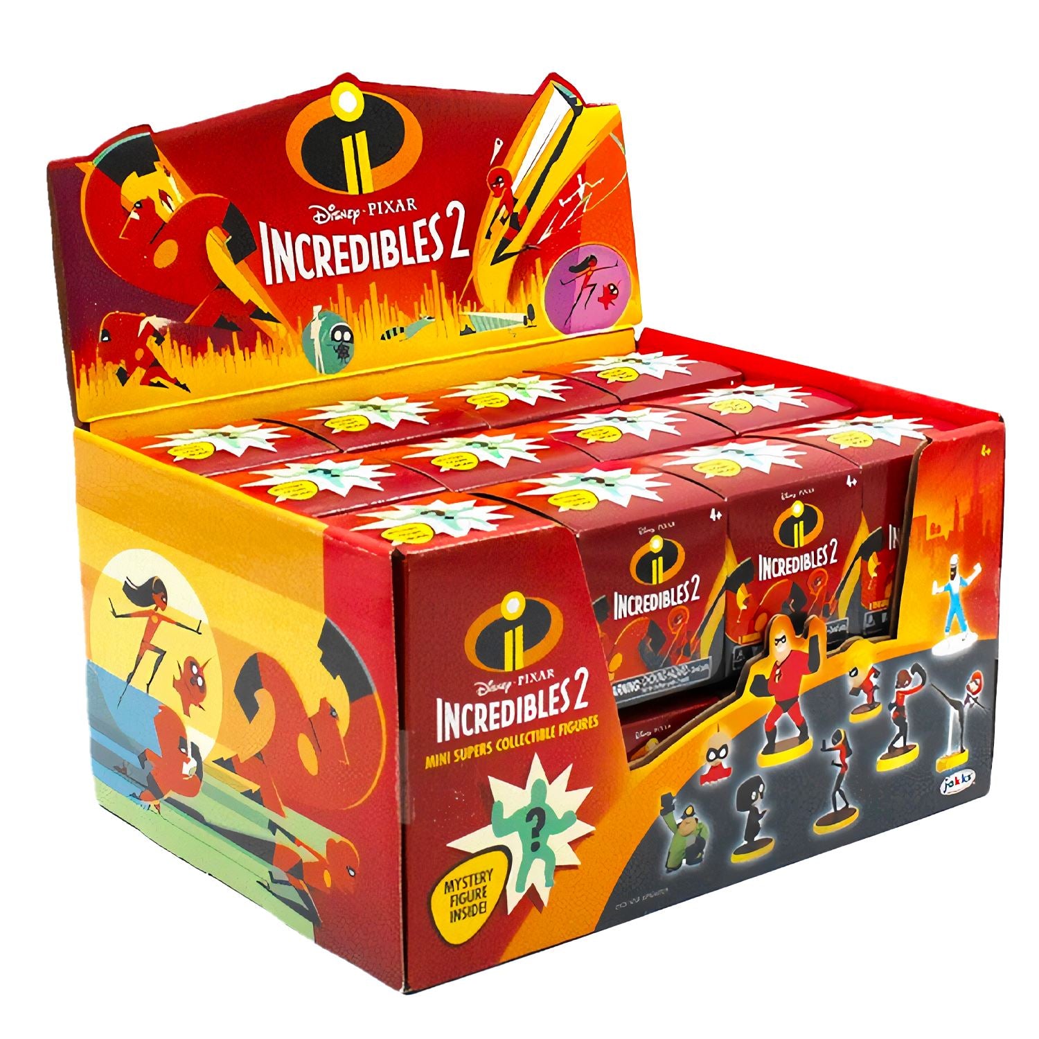 Jakks INCREDIBLES 2 Disney Pixar Mini-Figures Mystery Blind Box Toy [1 Box]