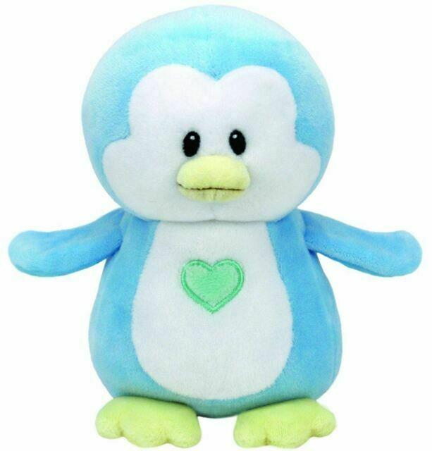 TY Twinkles Blue Penguin Beanie Baby Soft Toy Plush Stuffed Animal