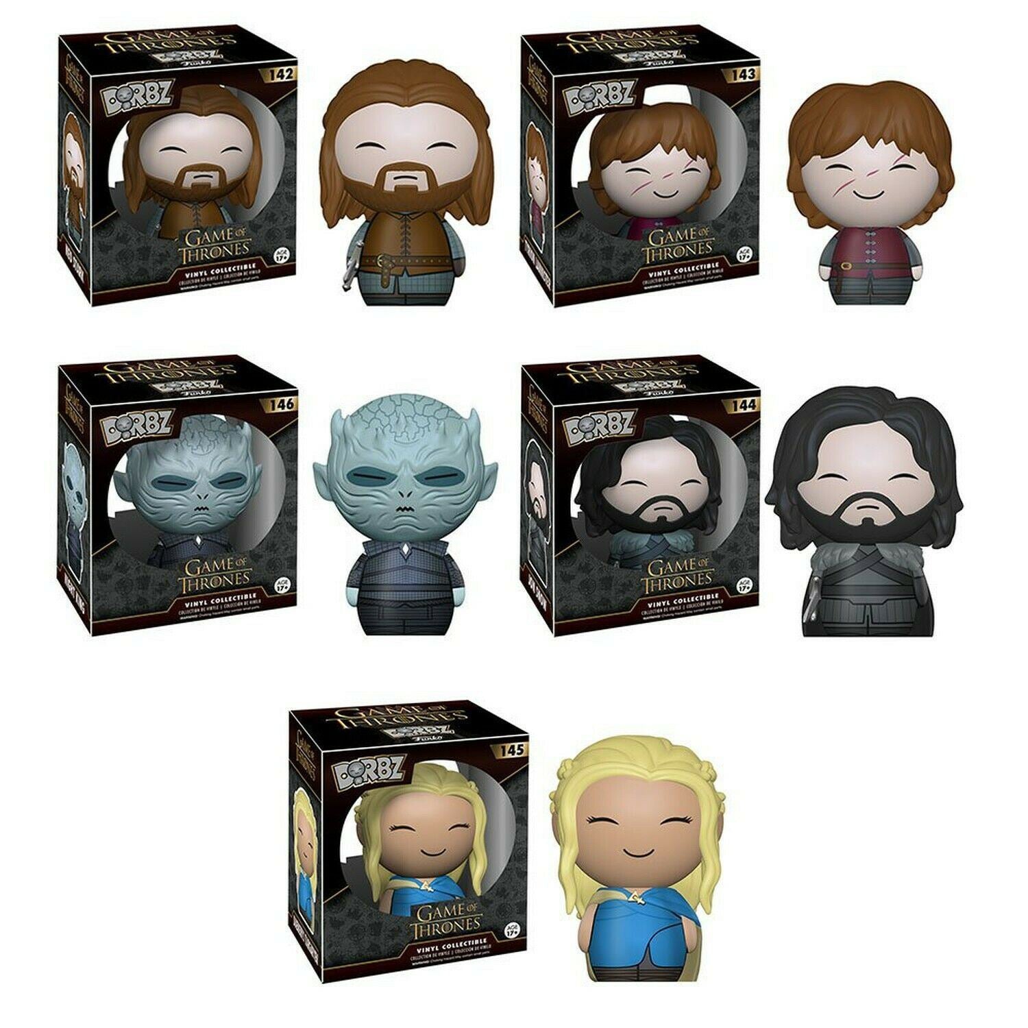 Funko Dorbz: DAENERYS #145 Game of Thrones Vinyl Action Collectible Figure