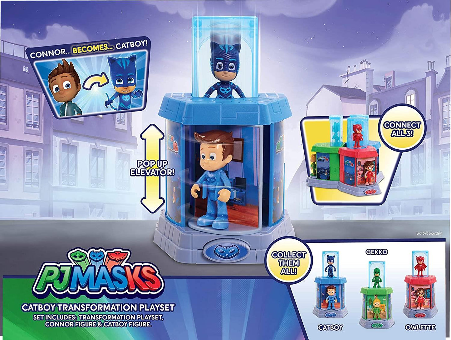 CONNOR CATBOY Transforming Action Figure Playset PJ Masks