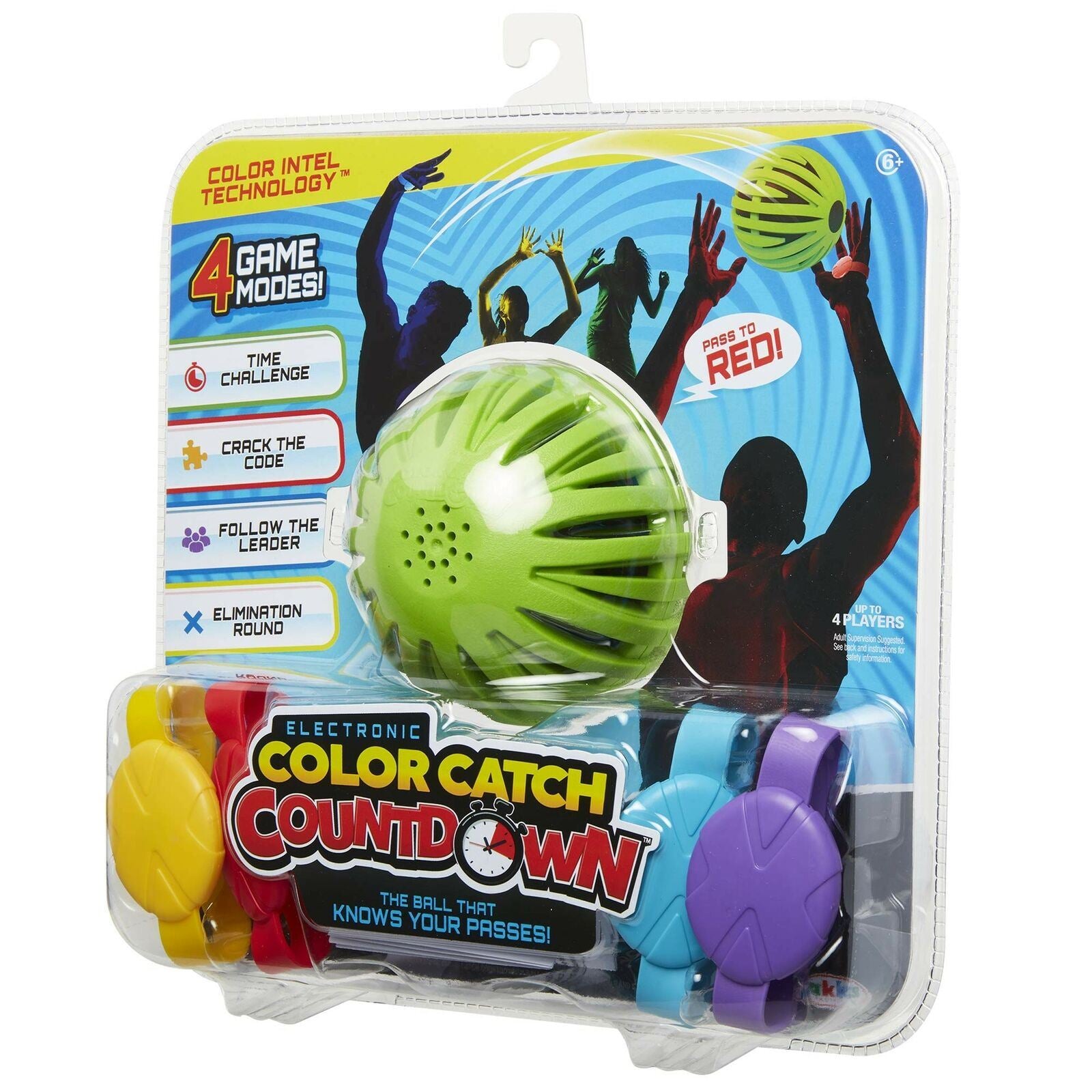 COLOR CATCH COUNTDOWN Ball Electronic Command Ball Toss Game Fun Ball Toy