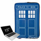 Doctor Who TARDIS 15" Laptop Case Zip-Up BBC Official Licensed