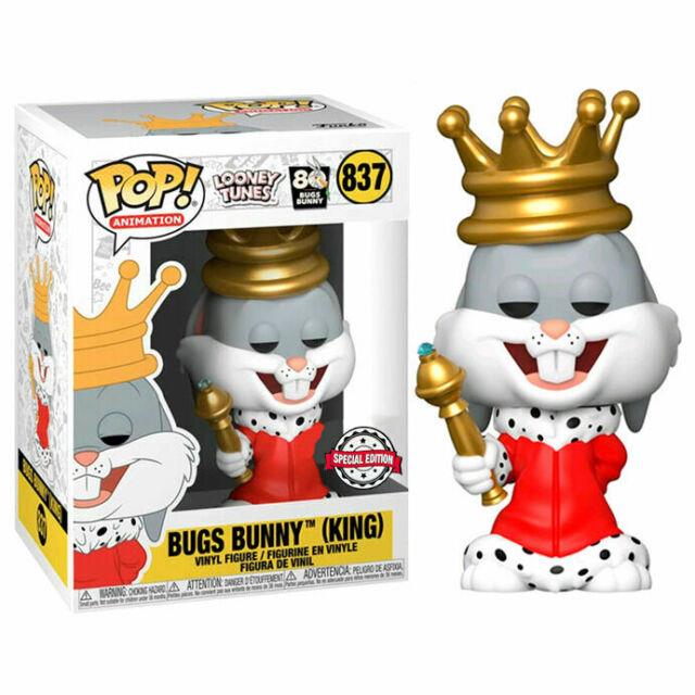 Funko POP! BUGS BUNNY [King] #837 SE Looney Tunes Vinyl Figure