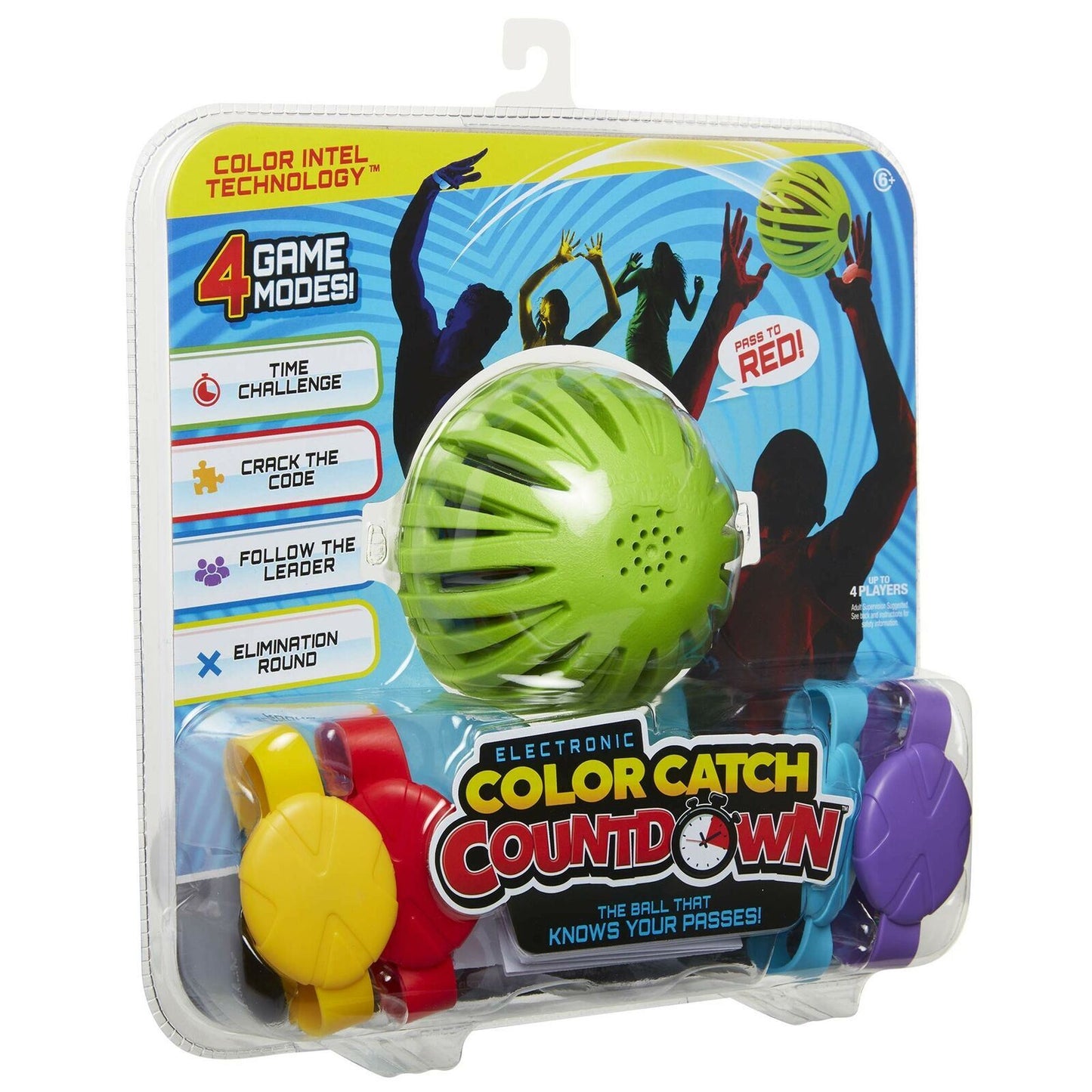 COLOR CATCH COUNTDOWN Ball Electronic Command Ball Toss Game Fun Ball Toy