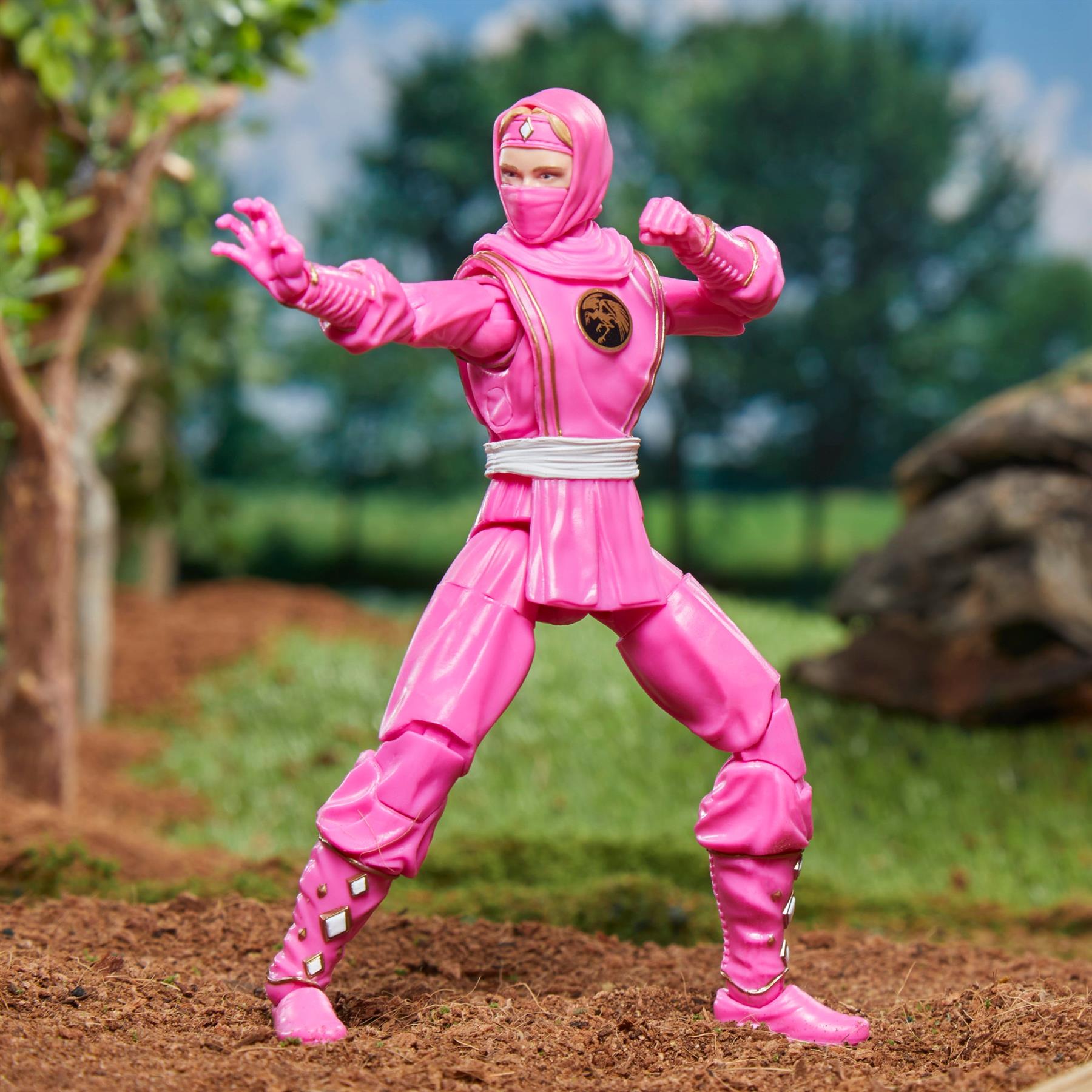 Mighty Morphin NINJA PINK RANGER FIGURE F5428 Power Rangers Lightning Collection