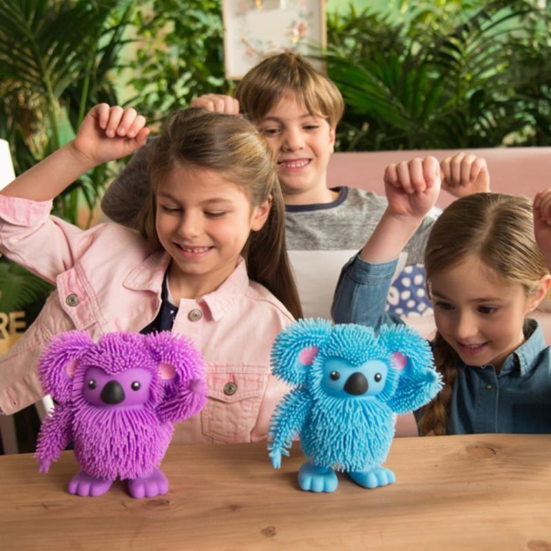 Jiggly Pets Purple Walking Dancing Shaking Koala with Music Strechy Toy