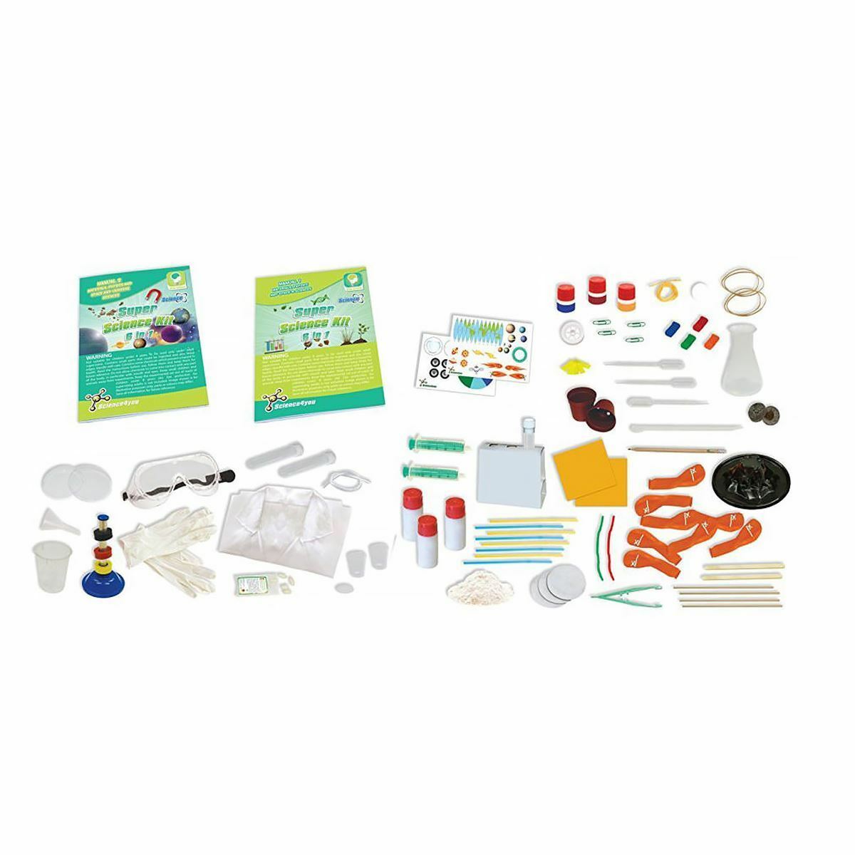 Science4You SUPER SCIENCE KIT 6-In-1 Kids Educational Experiments STEM Official
