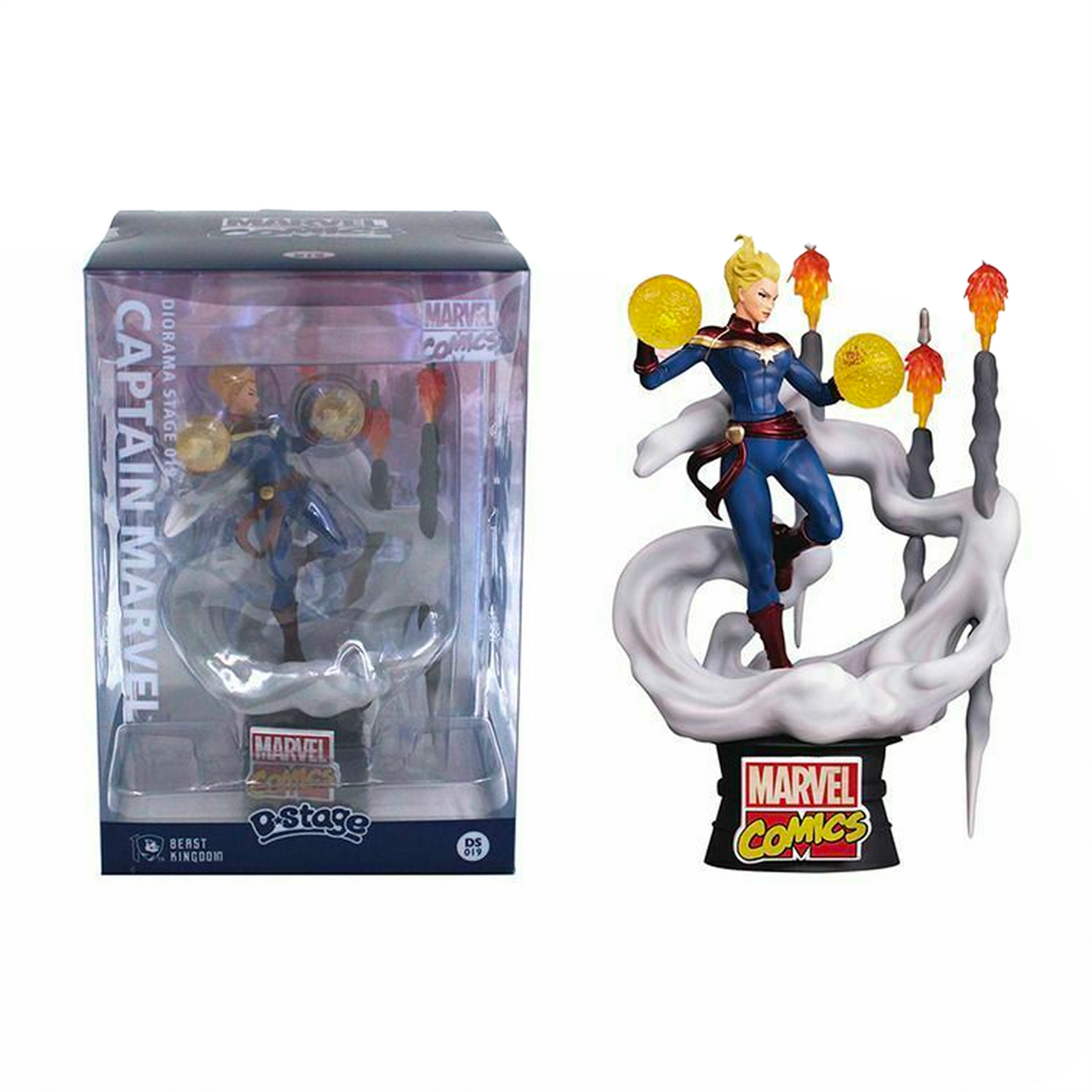 CAPTAIN MARVEL Beast Kingdom D-Stage DS-019 Marvel Comics Diorama Dream Select