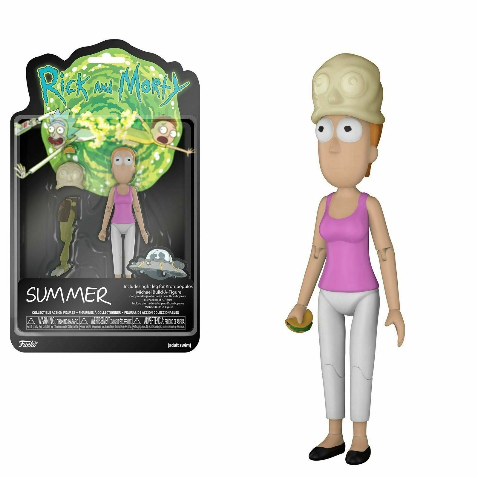 Funko Rick And Morty SUMMER (With Weird Hat) Poseable Action Figure