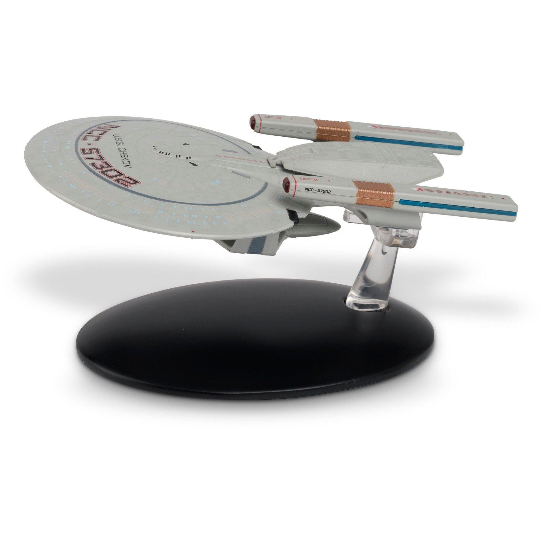 #110 U.S.S. Chekov Springfield Class Model Die Cast Ship Star Trek Eaglemoss