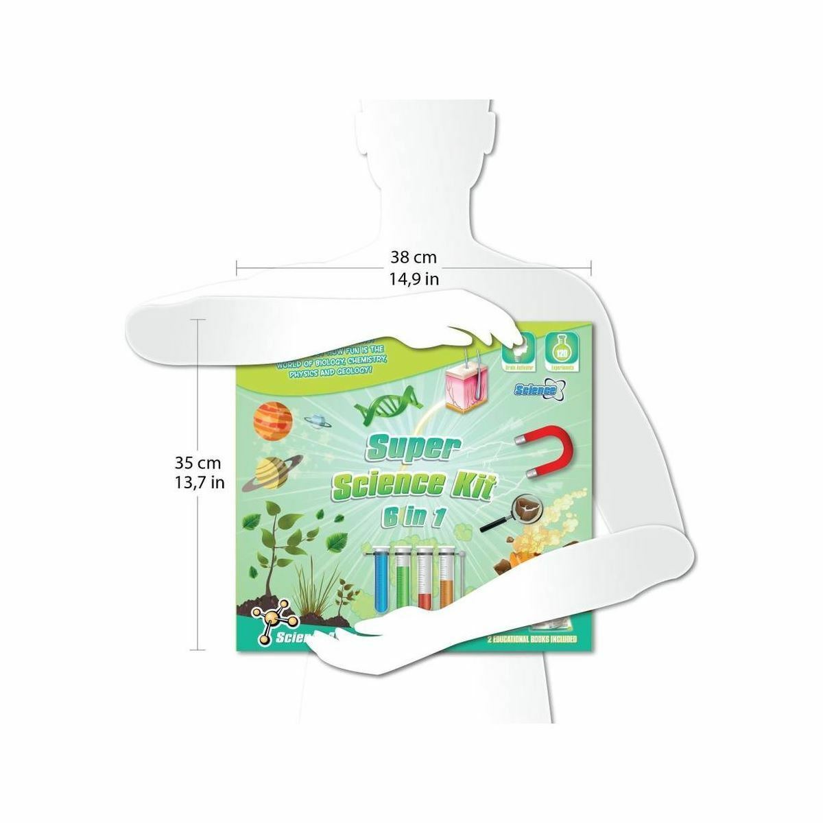 Science4You SUPER SCIENCE KIT 6-In-1 Kids Educational Experiments STEM Official