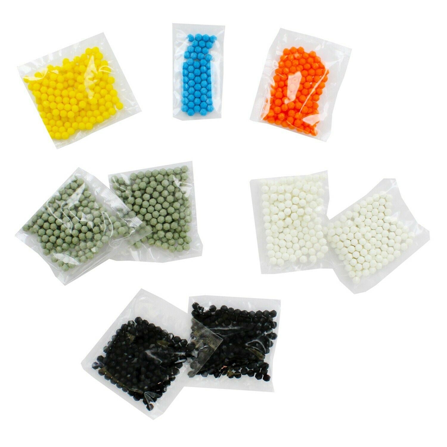 Aquabeads POLYGON BEAD PACK Refill Pack (Over 1150 Beads!) - Just Add Water!