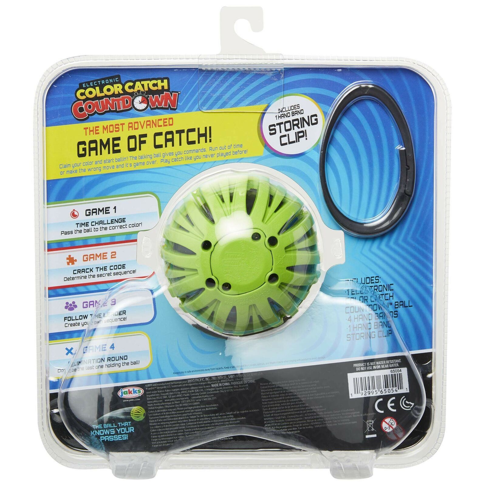 COLOR CATCH COUNTDOWN Ball Electronic Command Ball Toss Game Fun Ball Toy