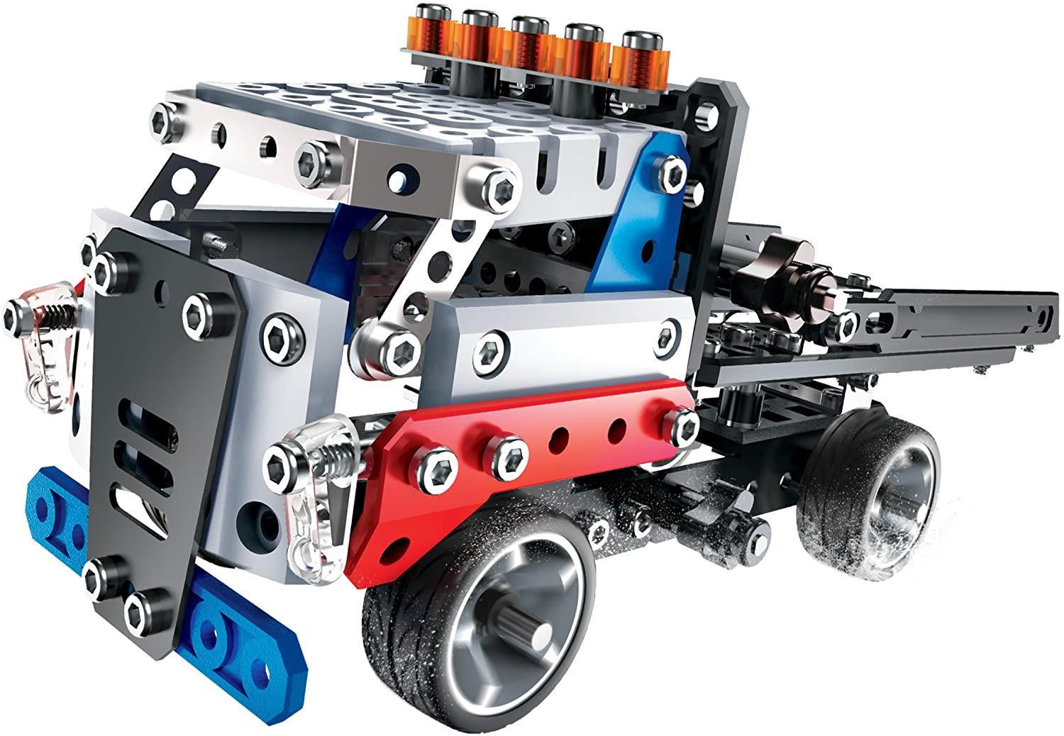 Meccano Race Truck STEM Engineering Education Toy Construction Set Building
