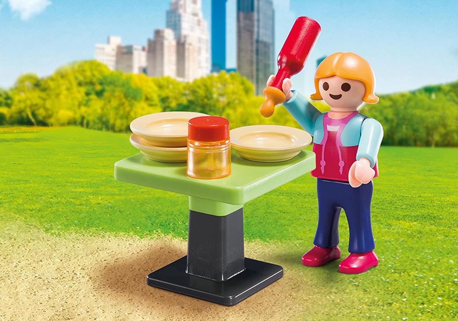Playmobile Backyard Barbecue Carry Case 5649 Playset Action Figure