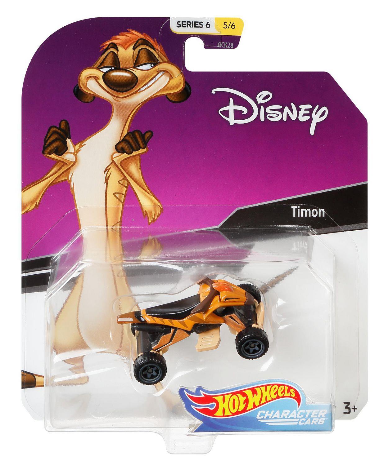 Timon GGX73 Hot Wheels Disney Character Die-cast Car