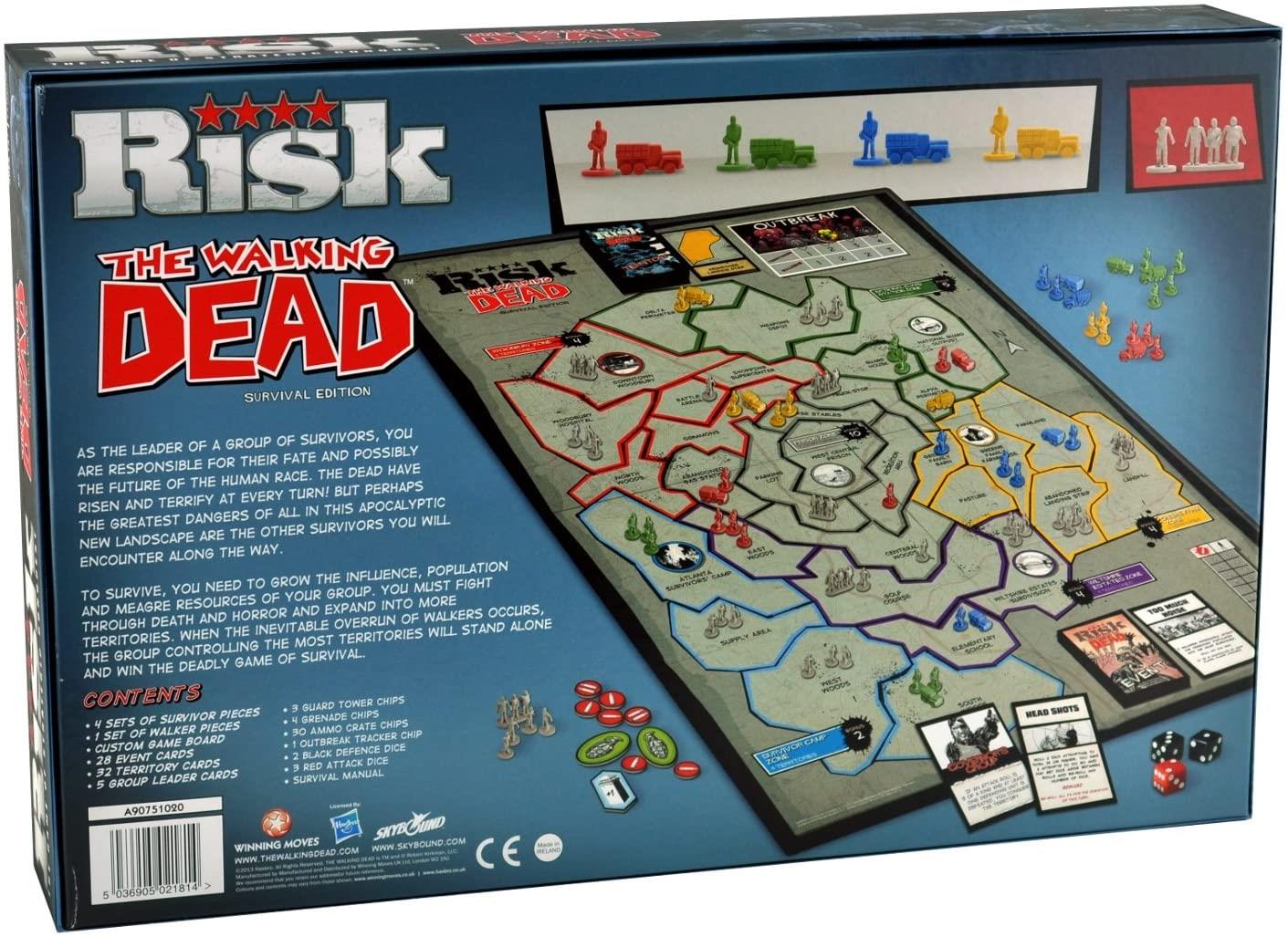 The Walking Dead Risk Board Game Survival Edition Family
