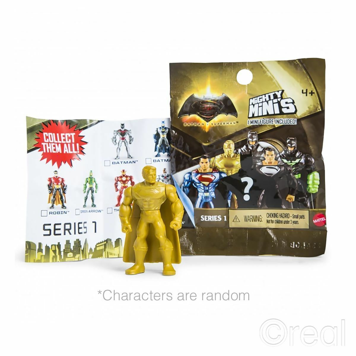 1 PACK DC Comics Series 1 BATMAN V SUPERMAN BLIND BAGS Mini Figure Official