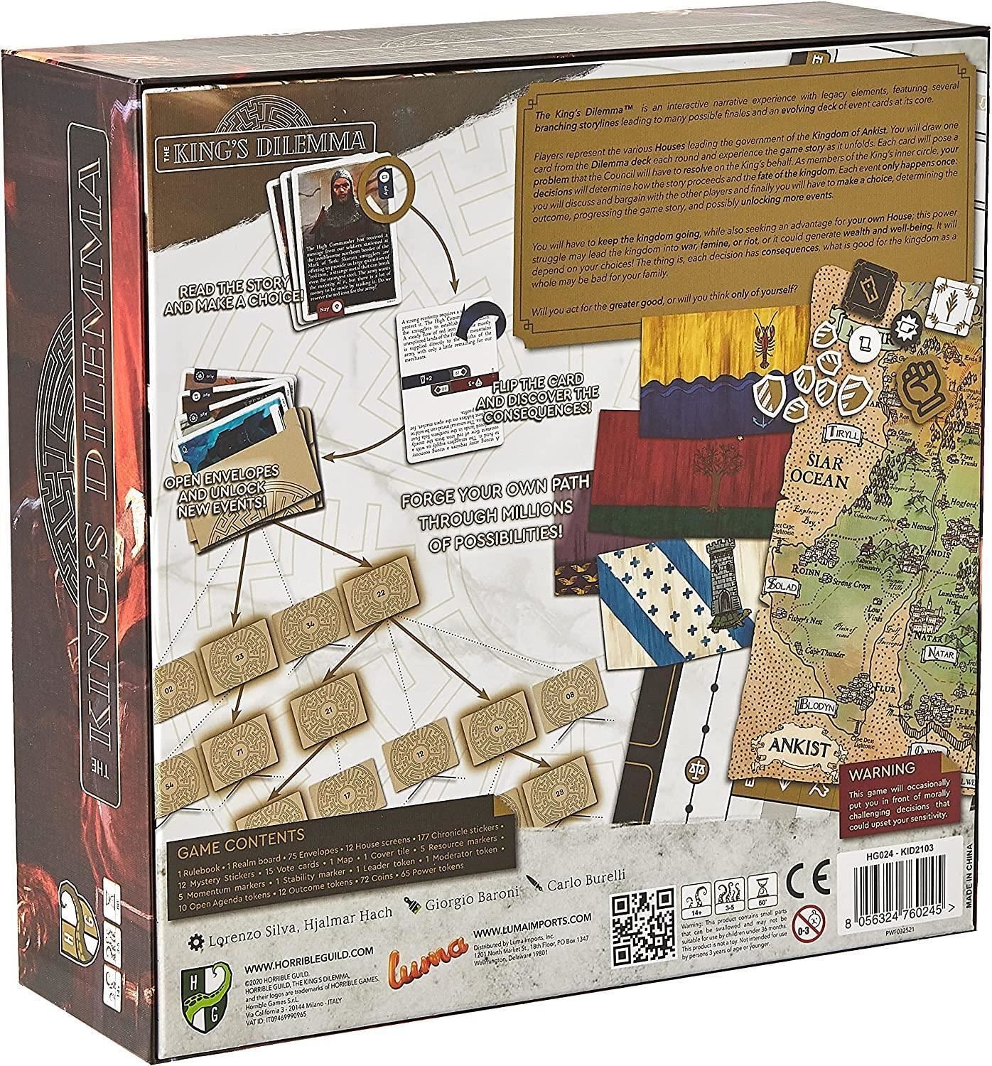 The King's Dilemma Board Game HG024 LumiamSports / Horrible Guild Strategy