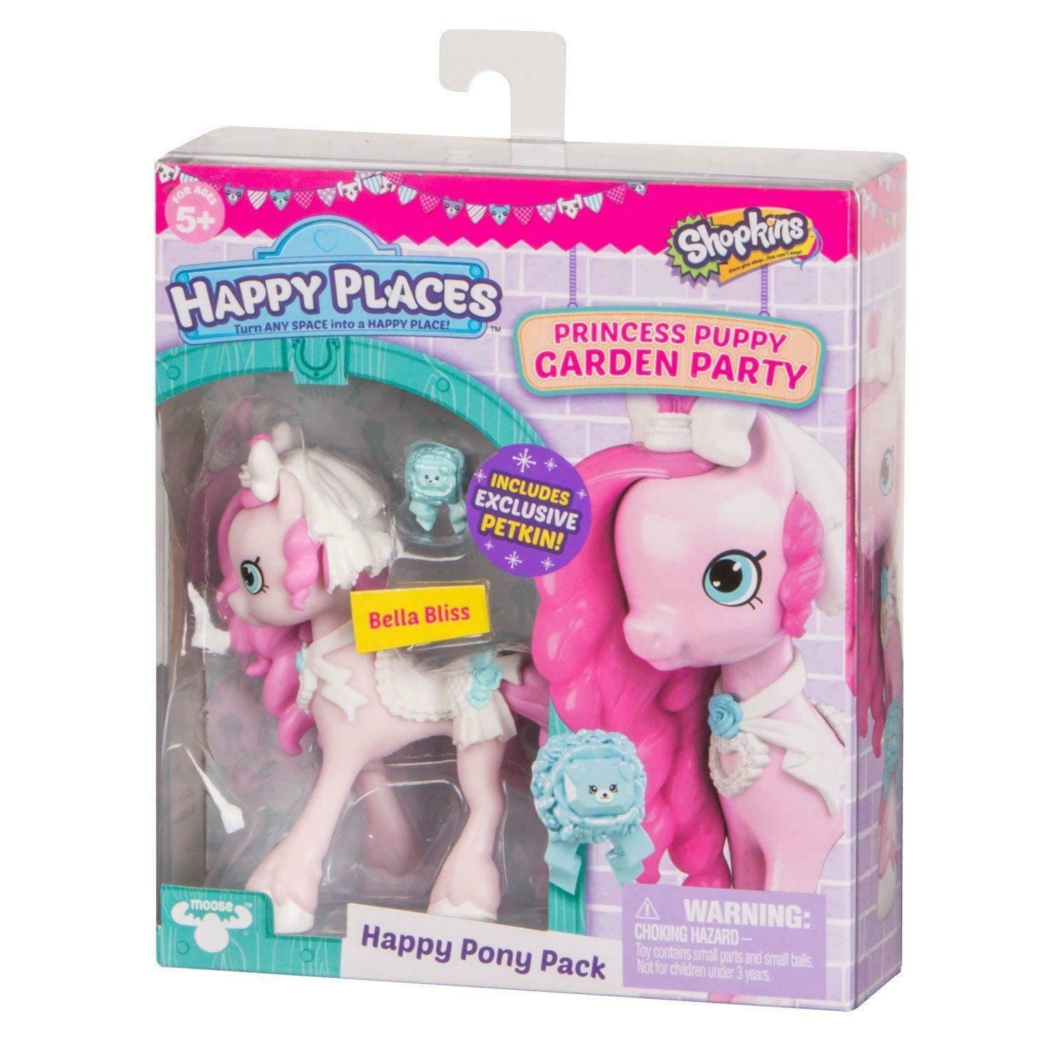 SHOPKINS Happy Places Happy Pony Pack BELLA BLISS [Princess Puppy Garden Party]