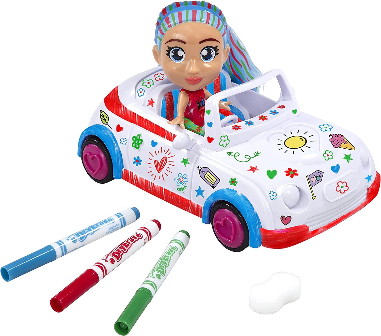 CRAYOLA Colour 'n' Style Friends Coupe BLUEBELL Doll Art Playset Color