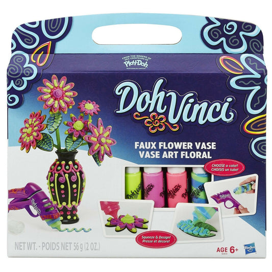 Hasbro DOH-VINCI Faux Flower Vase Play-Doh Kit