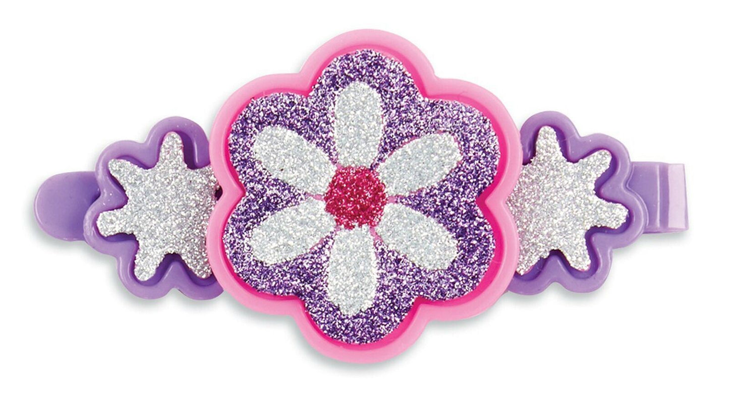 Melissa & Doug MESS-FREE GLITTER HEADBANDS AND BARRETTES Playset Creative Toy