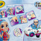 CRAYOLA Colour 'n' Style Friends Coupe BLUEBELL Doll Art Playset Color