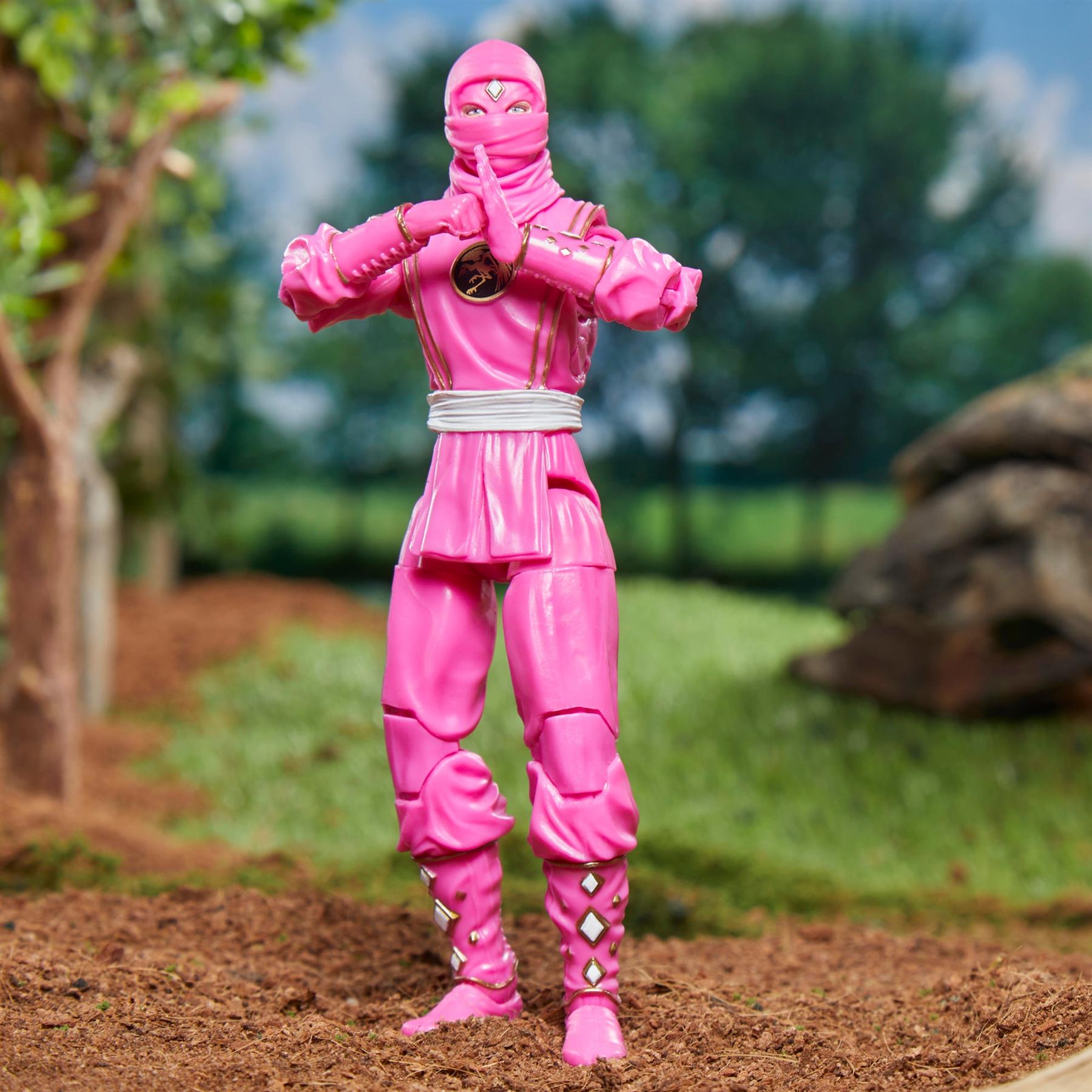 Mighty Morphin NINJA PINK RANGER FIGURE F5428 Power Rangers Lightning Collection