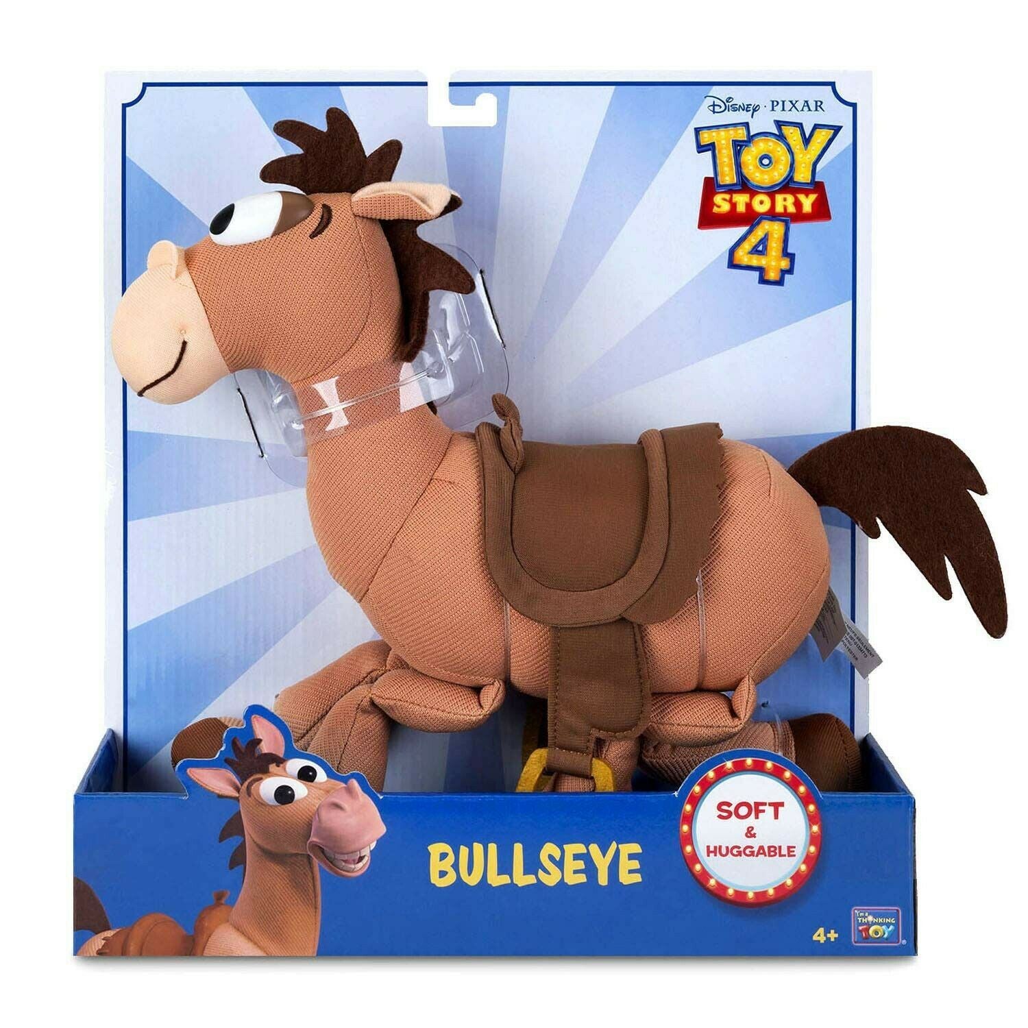 Toy Story 4 BULLSEYE Woody's Horse Plush Soft Figure 30cm