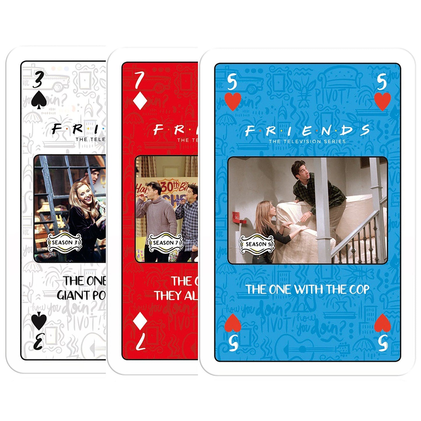 12 [FULL BOX] Friends Waddingtons Number 1 Playing Cards