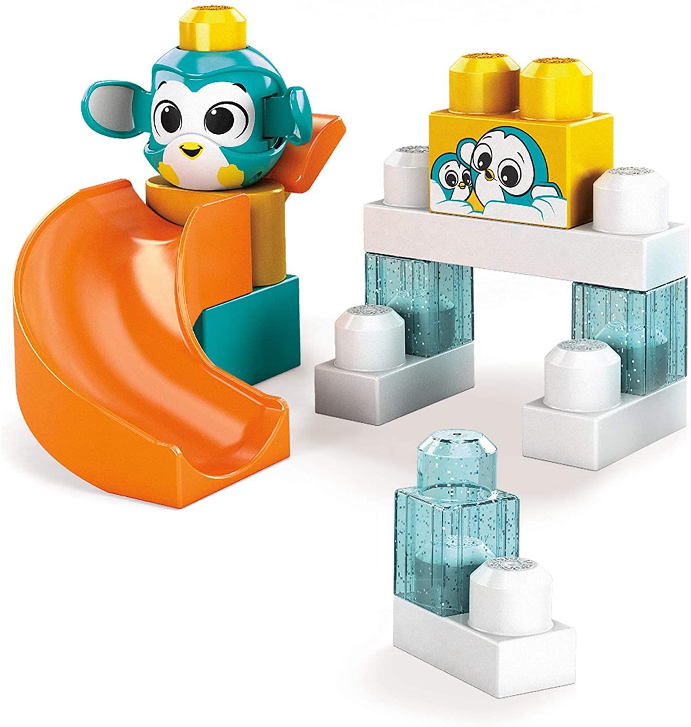 Fisher-Price Mega Bloks First Builders Peek-A-Blocks Penguin Slide Playset