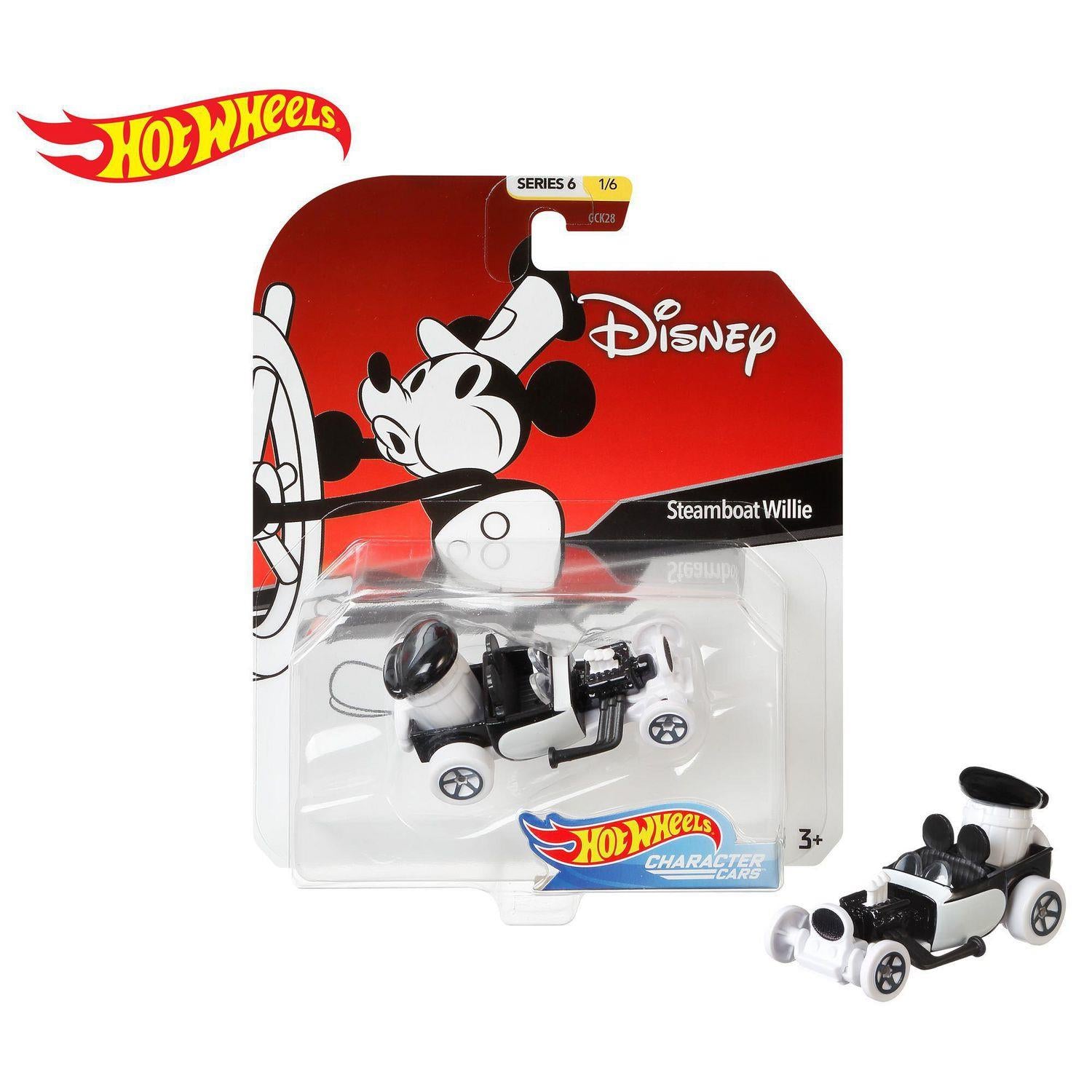STEAMBOAT WILLIE GGX72 Hot Wheels Disney Character Die-cast Car