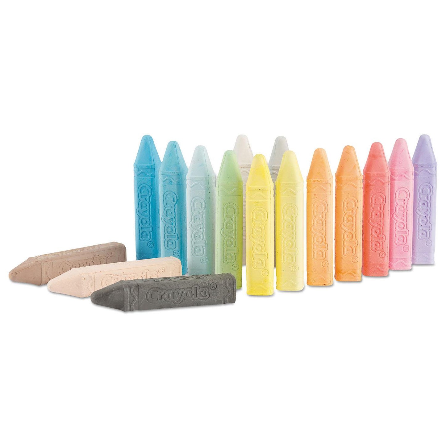 Crayola Washable Sidewalk Pavement Chalk 16 Colors
