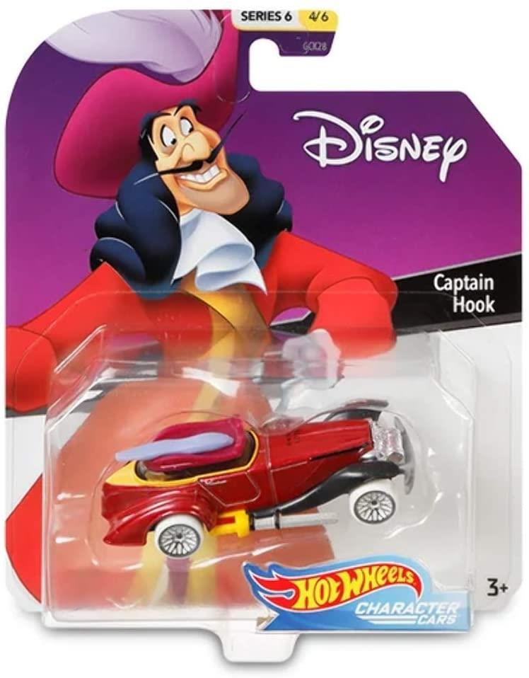 CAPTAIN HOOK GGX61 Hot Wheels Disney Character Die-cast Car